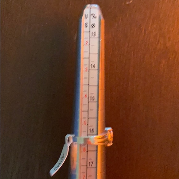 Split Lilac and Clear Gem Stone 925 Silver Dainty Thin Ring - Picture 6 of 9